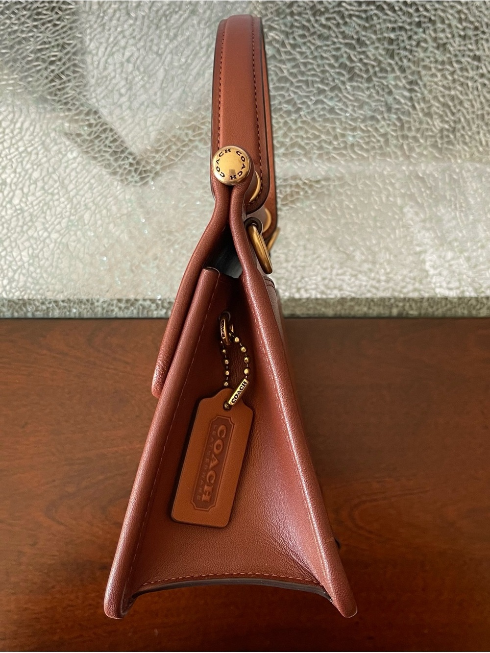 Coach Willis Top-Handle 18 Mini Bag in Brown - Picture 2 of 7